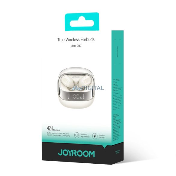 Joyroom Jdots Series vezeték nélküli fejhallgató (JR-DB2) - fehér