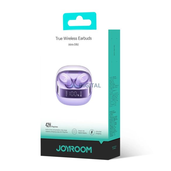 Joyroom Jdots Series vezeték nélküli fejhallgató (JR-DB2) - lila
