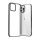 Joyroom Új Gyönyörű sorozat ultra vékony tok galvanizált váz iPhone 12 mini fekete (JR-BP794)