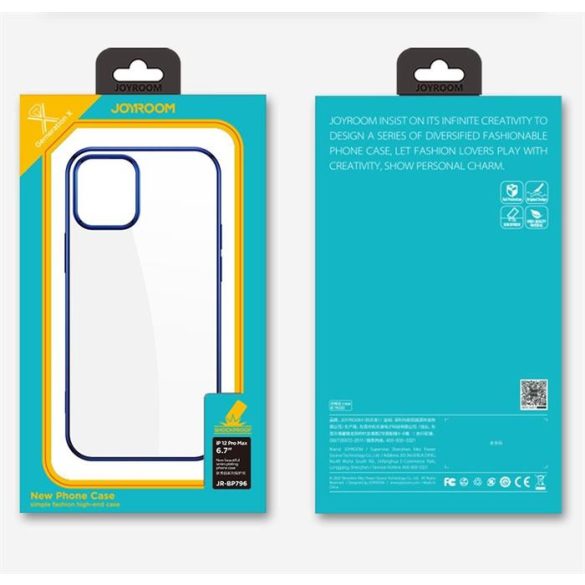 Joyroom Új Gyönyörű sorozat ultra vékony tok galvanizált váz iPhone 12 mini fekete (JR-BP794)