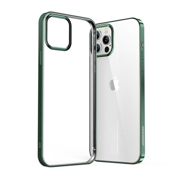 Joyroom Új Gyönyörű sorozat ultra vékony tok galvanizált váz iPhone 12 mini zöld (JR-BP794)