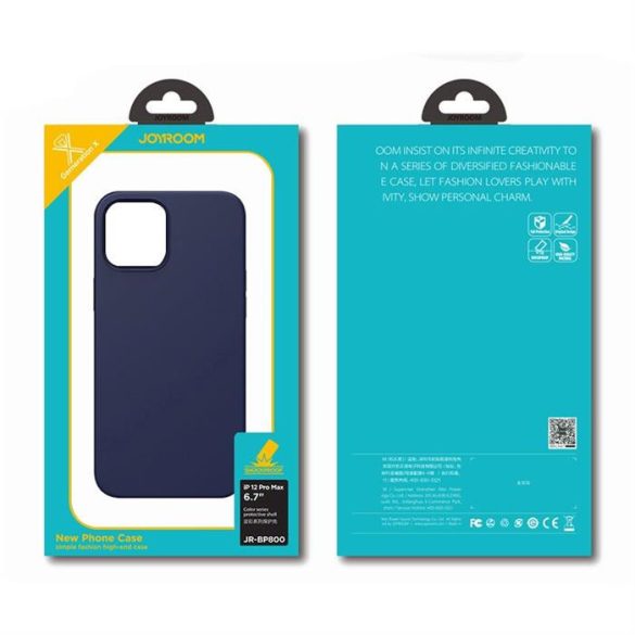 Joyroom színes sorozat tok iPhone 12 mini fekete (JR-BP798)
