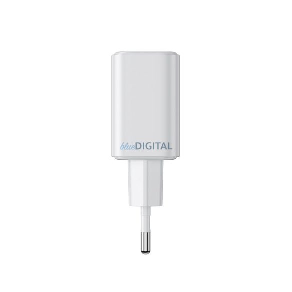 EU Joyroom JR-TCF05 20W USB-A USB-C töltő + USB-C kábel - fehér