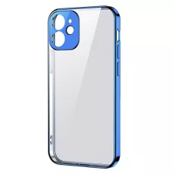   Joyroom New Beauty sorozat ultra vékony tok galvanizált váz iPhone 12 Pro kék (JR-BP743)