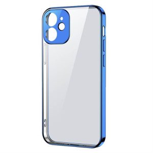 Joyroom New Beauty sorozat ultra vékony tok galvanizált váz iPhone 12 Pro kék (JR-BP743)