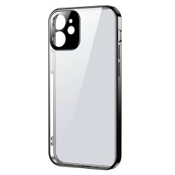   Joyroom New Beauty sorozat ultra vékony tok galvanizált váz iPhone 12 Pro Max fekete (JR-BP744)