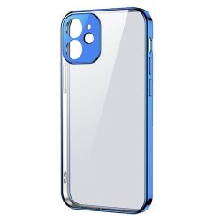   Joyroom New Beauty sorozat ultra vékony tok galvanizált váz iPhone 12 Pro Max kék (JR-BP744)