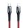 Joyroom USB type-c - Lightning Kábel Power Delivery 20W 2.4a 1.2m piros (S-1224K2 piros)