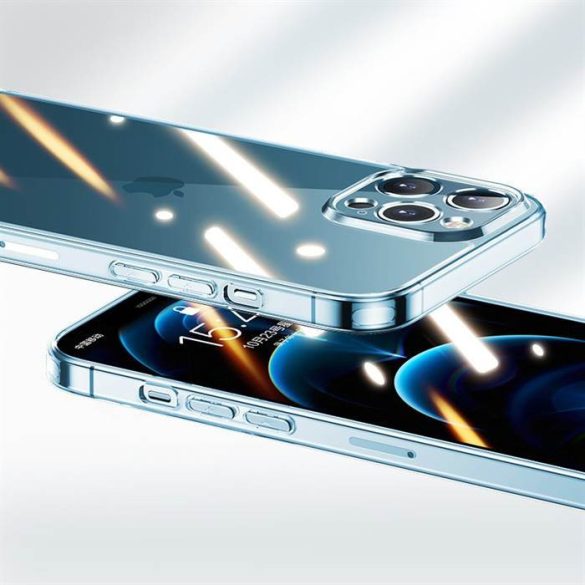 Joyroom Crystal sorozat tartós telefon tok iPhone 12 Pro átlátszó (JR-BP855)