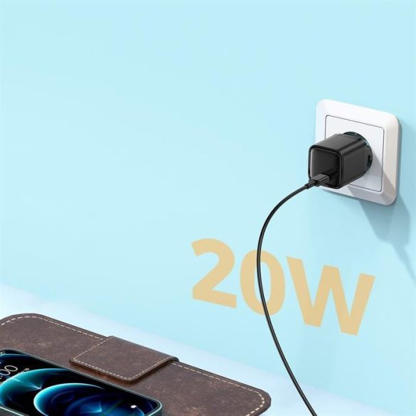 Joyroom gyors fali töltő Type-c USB 20W Power Delivery Quick Charge 3.0 AFC fekete (L-P202)