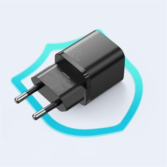 Joyroom gyors fali töltő Type-c USB 20W Power Delivery Quick Charge 3.0 AFC fekete (L-P202)