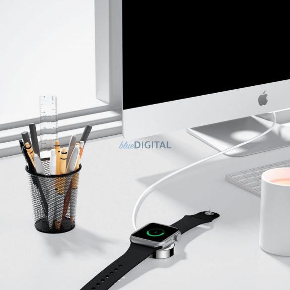 Joyroom S-IW001S induktív töltő Apple Watch-hoz USB kábellel 1,2 m fehér