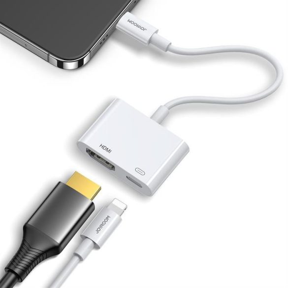 Joyroom S-H141 Lightning a HDMI adapter-fehérhez