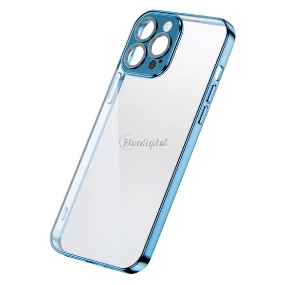 Joyroom Chery Tükör telefontok iPhone 13 fémes tok kék (JR-BP907 Royal Blady)
