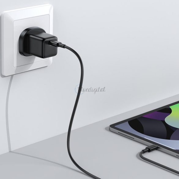 Joyroom Kis gyors USB type-c PD töltő 25w UK dugó fekete (L-P251)