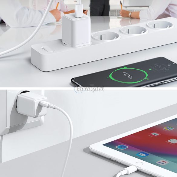 Joyroom gyors USB type-c töltő 25W 3W EU dugó fehér (L-P251)