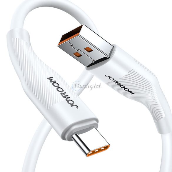 Joyroom USB kábel - USB type-c a gyors töltés / adatátvitel 6a 1m fehér (S-1060M12)