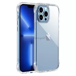   Joyroom Defender sorozat tok iPhone 13 Rugged ház horgok kitámasztható átlátszó (JR-BP954)