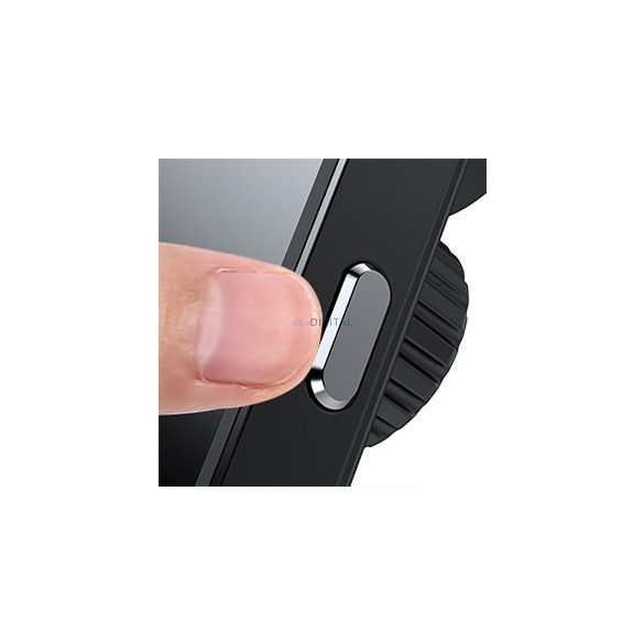 Joyroom Qi vezeték nélküli 15W automatikus autós töltő elektromos telefontartó (műszerfal és szellőzőnyílás) fekete (JR-ZS219)