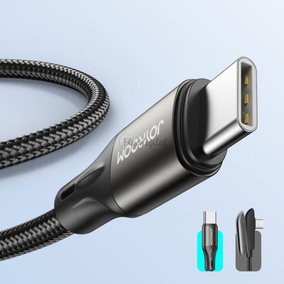 Joyroom gyors töltés / adatkábel USB type-c - USB type-c pd 60w 2m fekete (S-2030N1-60)