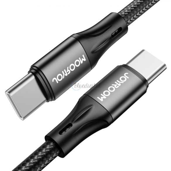 Joyroom gyors töltés / adatkábel USB type-c - USB type-c pd 60w 2m fekete (S-2030N1-60)