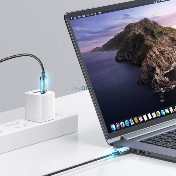 Joyroom USB kábel - Lightning töltéshez / adatátvitelhez 2,4A 20W 2m fekete (S-UL012A20)