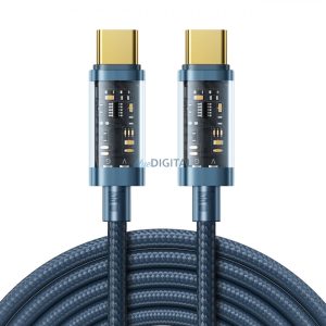 Joyroom kábel USB Type-C - USB Type-C 100W 2m kék (S-CC100A20)