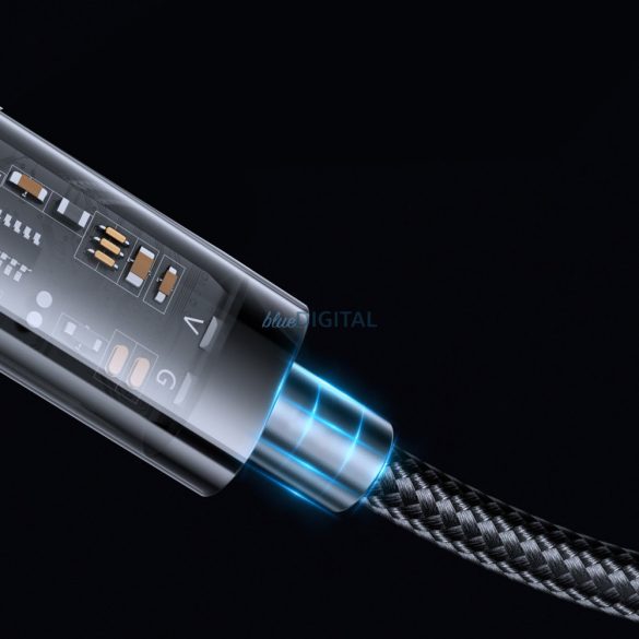 Joyroom USB kábel - Lightning töltéshez / adatátvitelhez 2.4A 20W 1.2m kék (S-UL012A12)