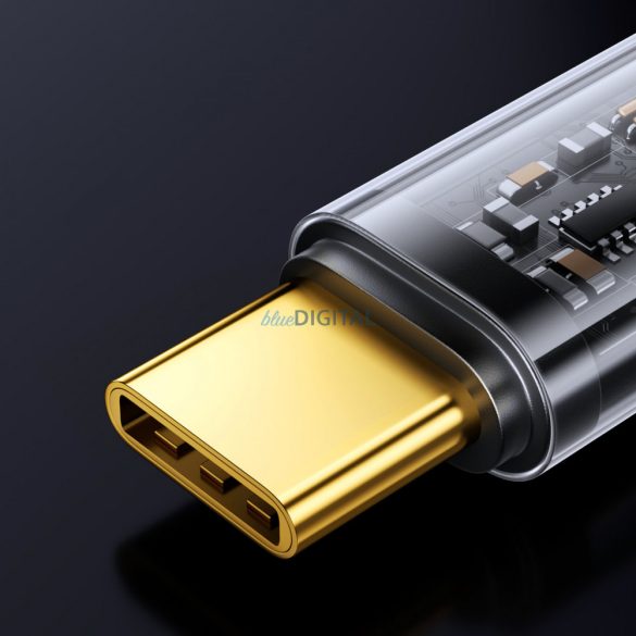 Joyroom USB kábel - USB Type-C töltéshez / adatátvitelhez 3A 1.2m kék (S-UC027A12)