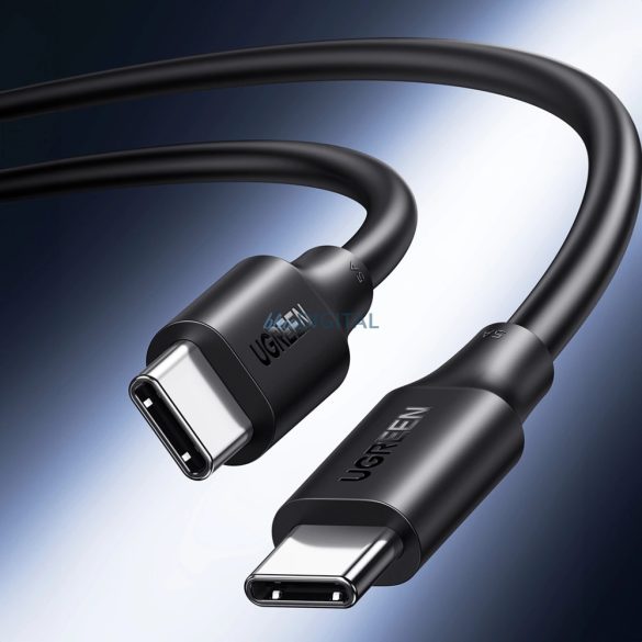 Ugreen US562 USB-C és USB-C PD gyors töltő kábel 1,5m fekete