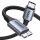 USB C / micro USB-B 3.0 kábel Ugreen US565 5Gb/s 3A 1m - szürke