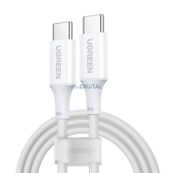 Ugreen US557 USB-C / USB-C PD kábel 100W 1m - fehér