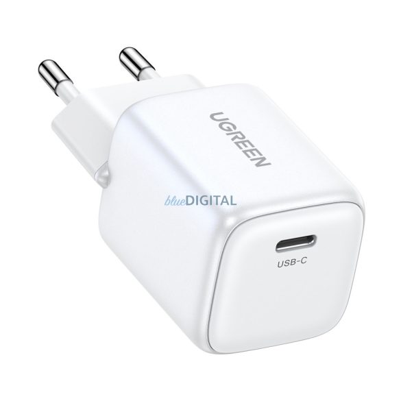 GaN 20W-os USB-C töltő Ugreen Nexode mini CD318 - fehér