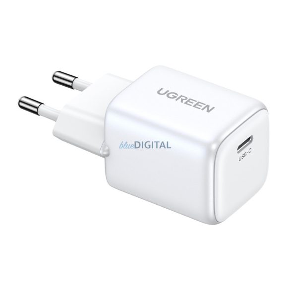 GaN 20W-os USB-C töltő Ugreen Nexode mini CD318 - fehér