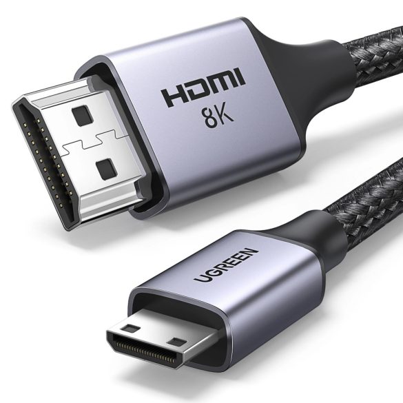 Ugreen HD163 mini HDMI / HDMI 2.1 kábel 8K 1m - szürke