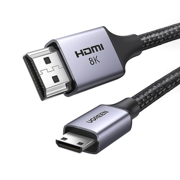 Mini HDMI kábel - HDMI Ugreen HD163 8K 2m - szürke