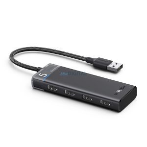 Ugreen CM653 USB Hub 4xUSB-A port USB-A 3.0 kábellel - fekete