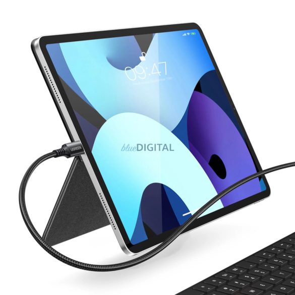 Ugreen US555 100W USB-C / USB-C PD kábel 3 m - szürke