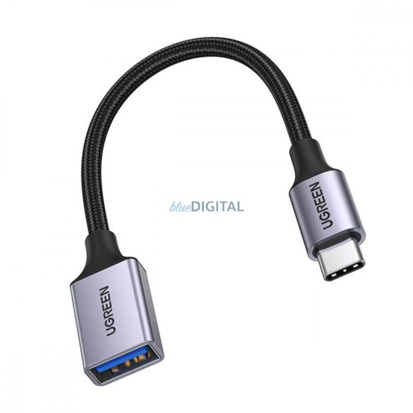 Ugreen OTG adapter kábel USB-C (male) - USB-A (female) 5Gb/s 0.15m fekete (US378)