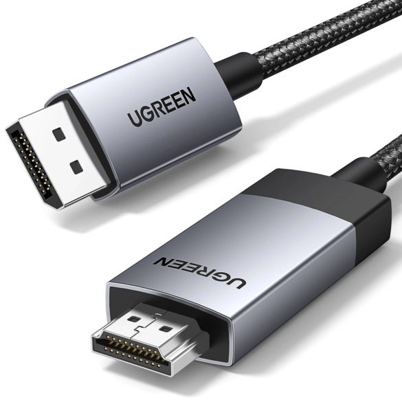 Ugreen DP119 DisplayPort - HDMI kábel 4K 60Hz 3m - szürke