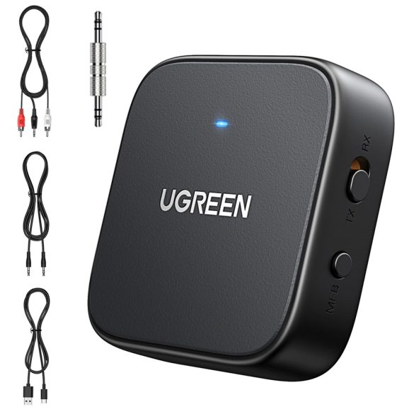 Ugreen CM667 Bluetooth 5.2 audio adó/vevő - fekete