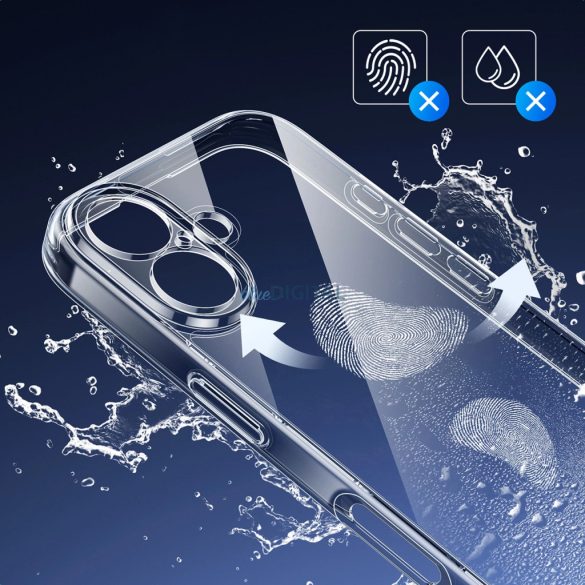 Ugreen Classy Clear tok iPhone 16 - átlátszó