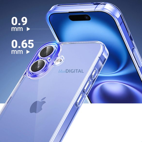 Ugreen Classy Clear tok iPhone 16 - átlátszó