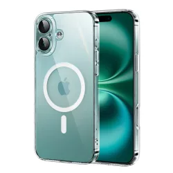   Ugreen Classy Clear Magnetic MagSafe-kompatibilis tok iPhone 16 Plus - átlátszó