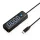 Orico PW4U-C3 USB-C / 4x USB-A 3.0 elosztó - Fekete