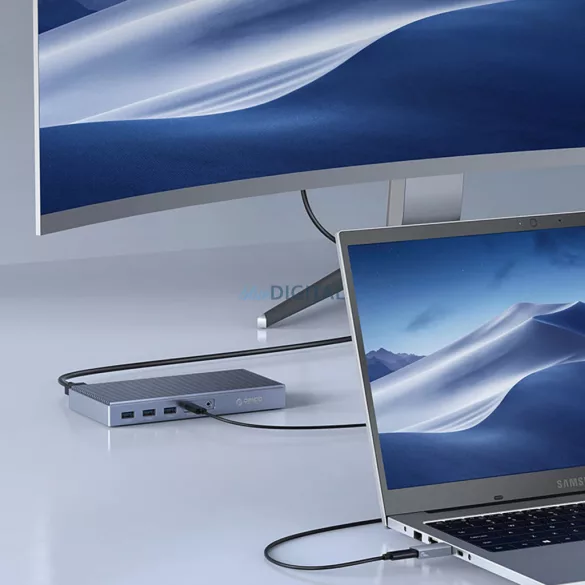 Orico AH-AC10 adapter USB-C USB-A 3.1 adapterre - szürke