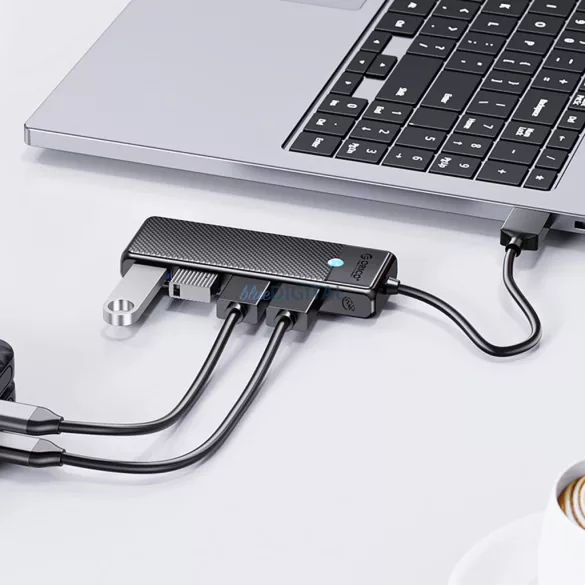Orico PAPW4A-C3 USB-A hub dokkolóállomás 4x USB-A 3.0 - Fekete