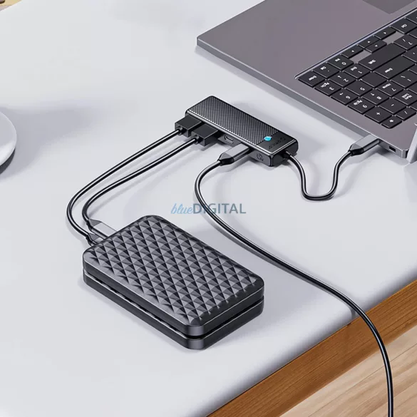 Hub USB-C Orico PAPW2AC-C3 dokkolóállomás 2x USB-A 3.0 + 2x USB-C 3.0 - fekete
