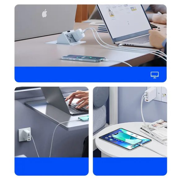Orico CDX Type-C - Type-C kábel 60W 3A 1m - fehér