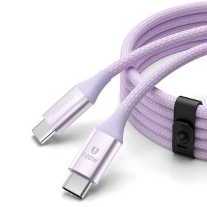 Orico CDX Type-C - Type-C kábel 100W 5A 1m - lila